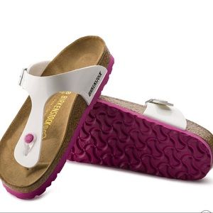 BIRKENSTOCK Gizeh in white/pink